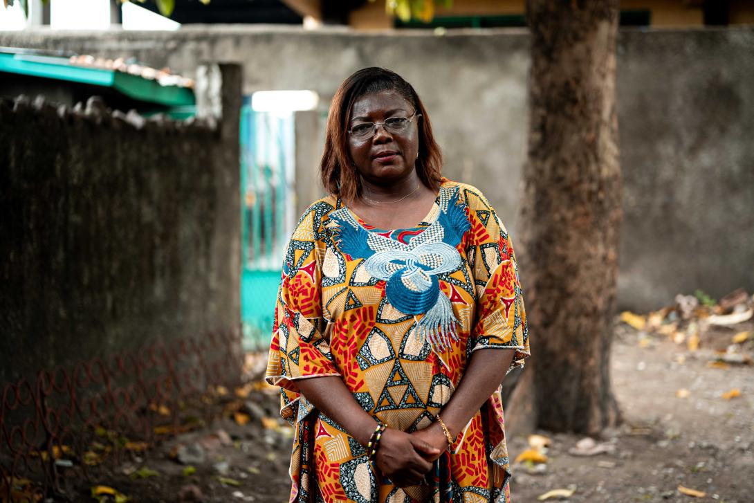 Solande, éducatrice à VTA© HermanKambala 