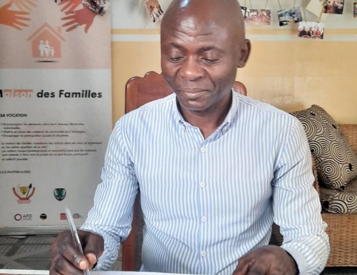 Portrait of Jules Kindembo, Social Worker in Kinshasa ©Apprentis d’Auteuil