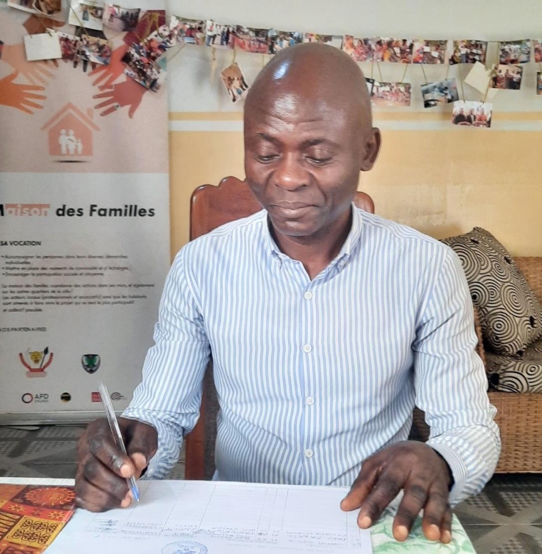 Portrait de Jules Kindembo, travailleur social à Kinshasa ©Apprentis d’Auteuil 