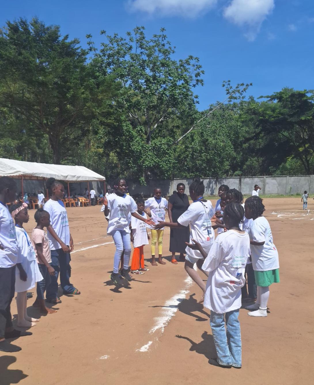Enfants lors de la célébration JIESR 2025, REIPER, Congo 